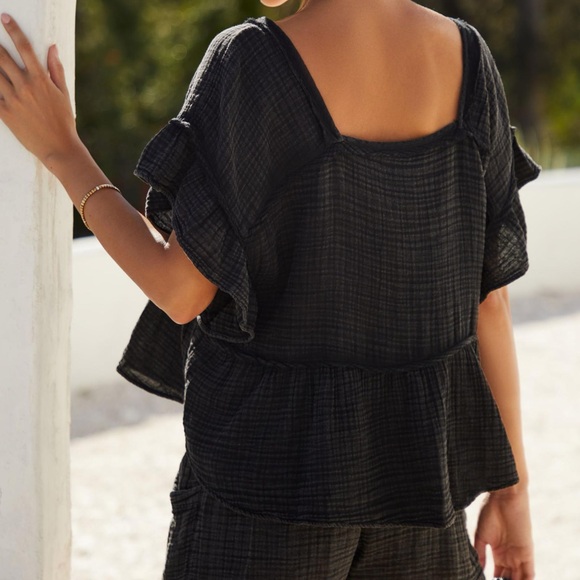 Anthropologie Kaveri Gauzy Top - Picture 2 of 4